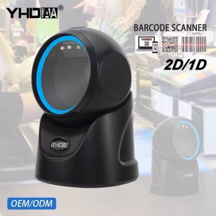 scanner, lecteur de code barre filaire à balayage automatique sans main